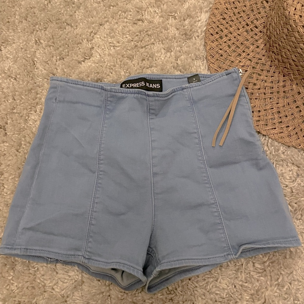Festival style lightweight denim shorts